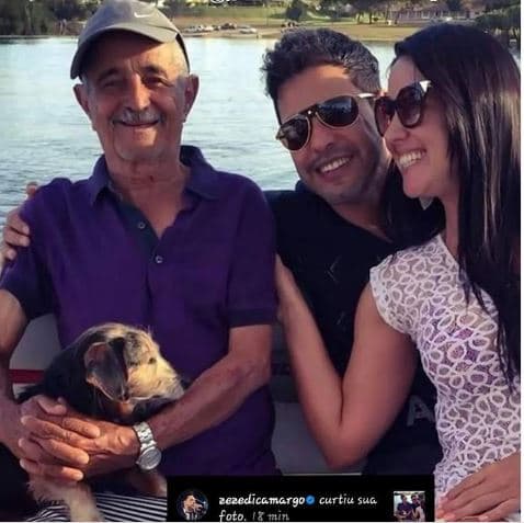 Zezé Di Camargo, Francisco Camargo e Graciele Lacerda - Foto Reprodução Instagram Zezé Di Camargo, Francisco Camargo e Graciele Lacerda - Foto Reprodução Instagram