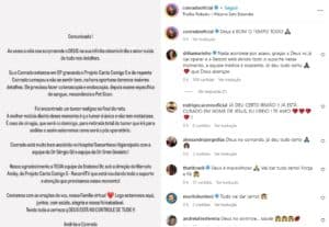 Conrado, marido de Andréa Sorvetão descobriu câncer no reto (Foto: Reprodução / Instagram) Conrado, marido de Andréa Sorvetão descobriu câncer no reto (Foto: Reprodução / Instagram)