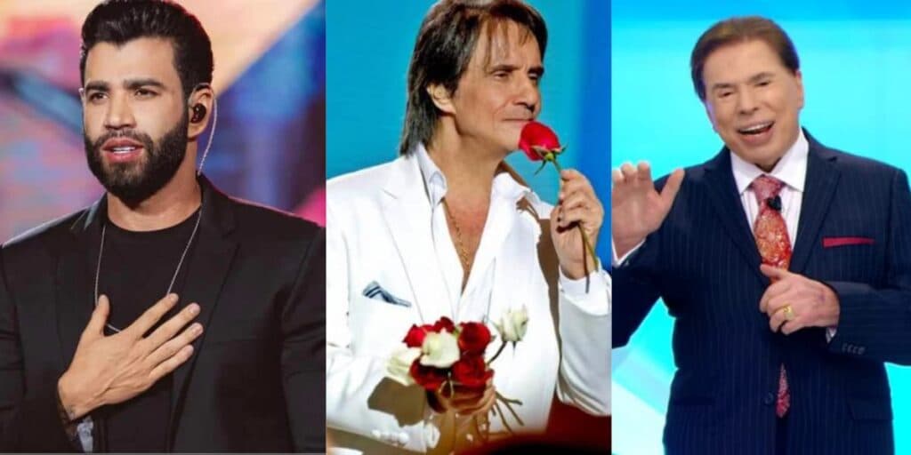 Gusttavo, Roberto Carlos e Silvio Santos: convocados para teste de DNA, um lida com resultado positivo