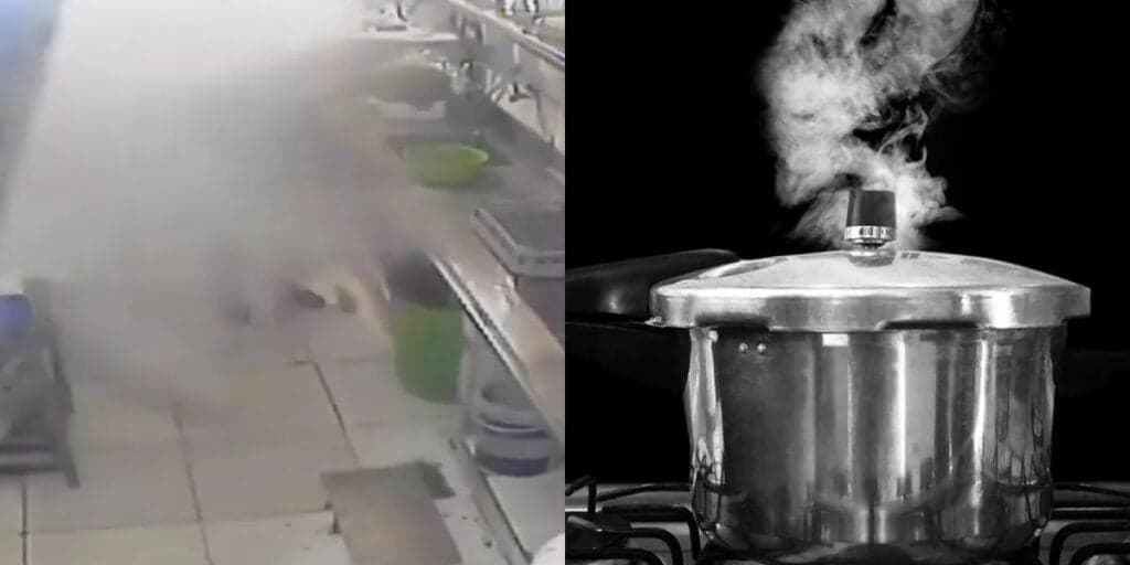 Cozinheira morre no primeiro dia de trabalho após panela de pressão explodir nela
