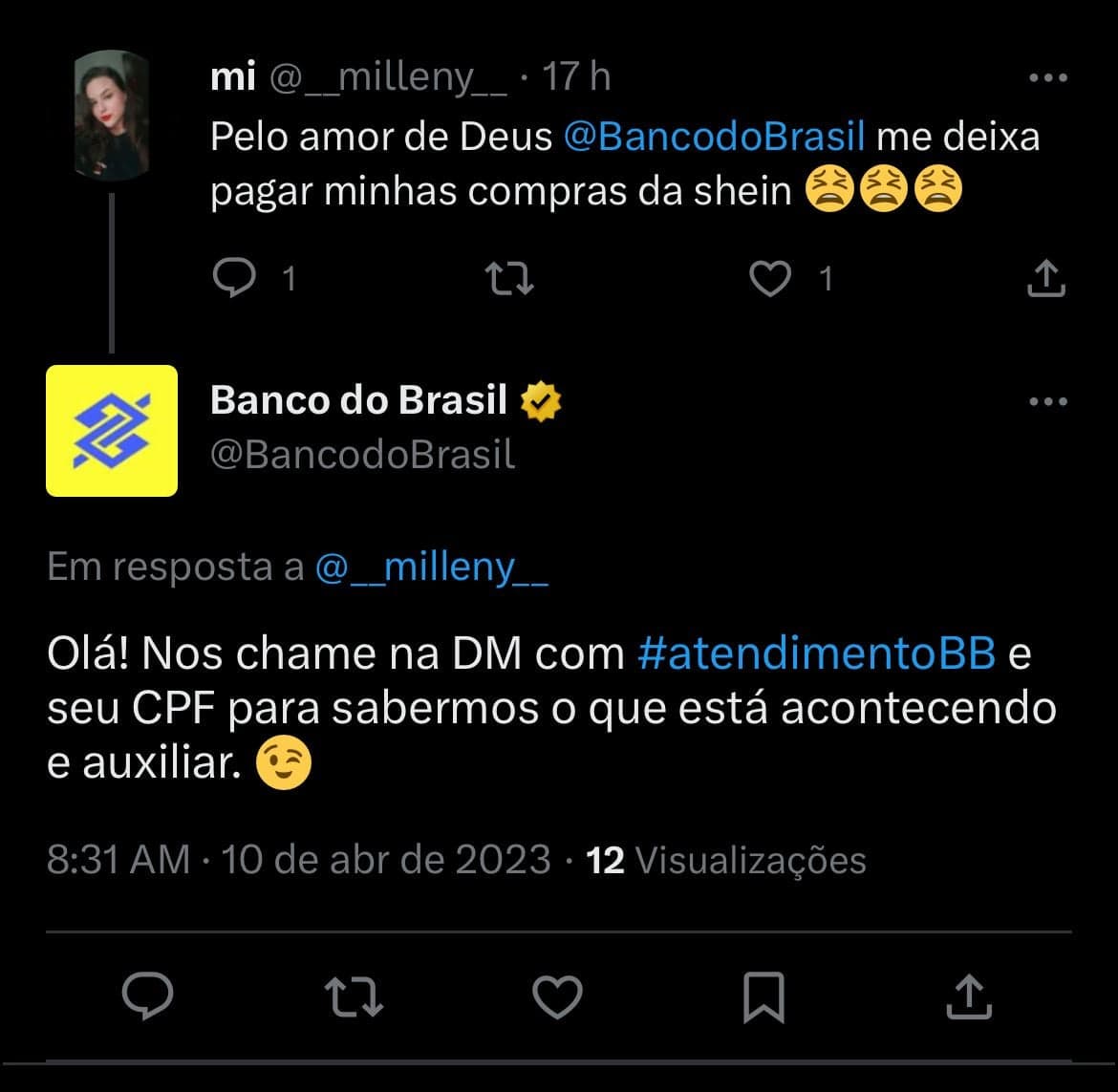 Clientes do Banco do Brasil demonstram insatisfação com o aplicativo da instituição, via twitter - Foto Reprodução Twitter Clientes do Banco do Brasil demonstram insatisfação com o aplicativo da instituição, via twitter - Foto Reprodução Twitter