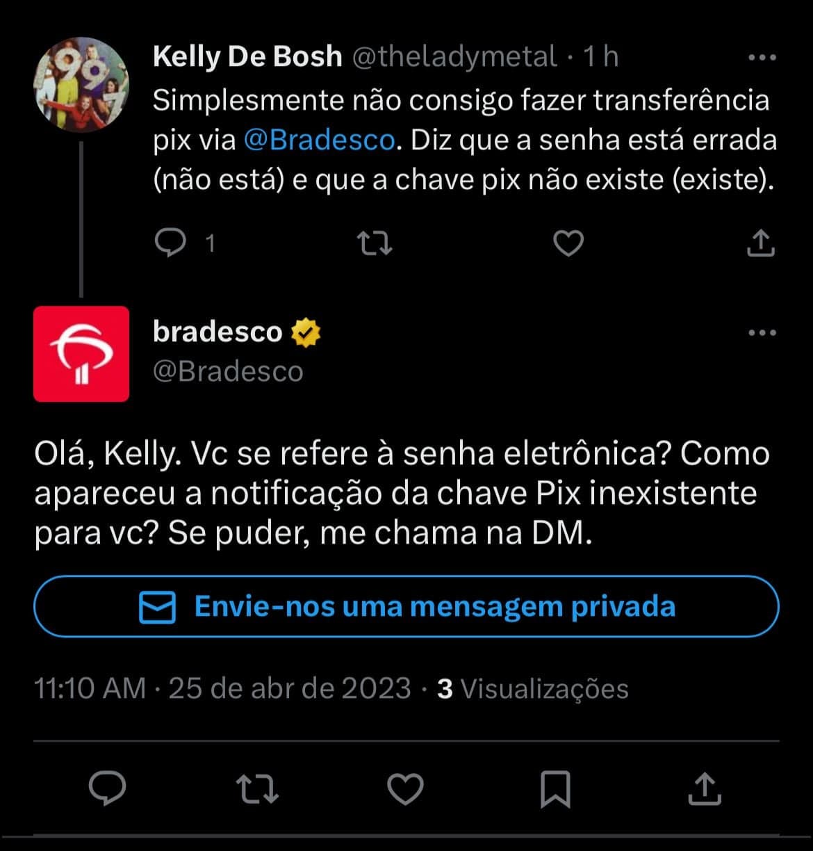 Clientes do Bradesco estão enfurecidos com situação do Banco nesta terça-feira (25) - Foto Reprodução Twitter Clientes do Bradesco estão enfurecidos com situação do Banco nesta terça-feira (25) - Foto Reprodução Twitter