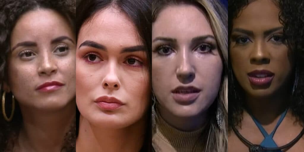 Enquete BBB23 - Domitila, Marvvila, Amanda e Larissa estão no paredão; vote em quem você quer que fique!