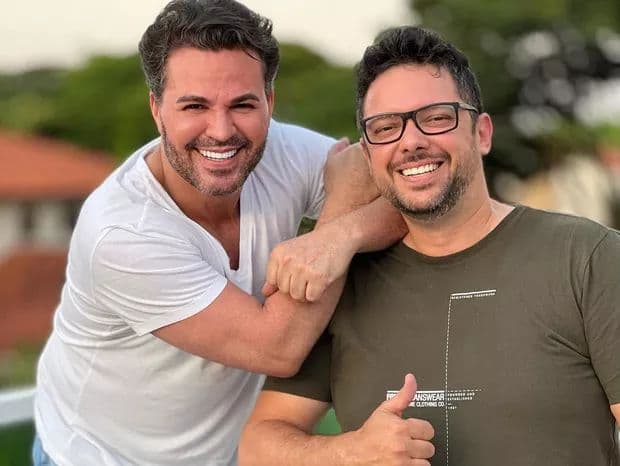 Eduardo Costa e Eduardo Polastreli - Foto Reprodução Instagram Eduardo Costa e Eduardo Polastreli - Foto Reprodução Instagram