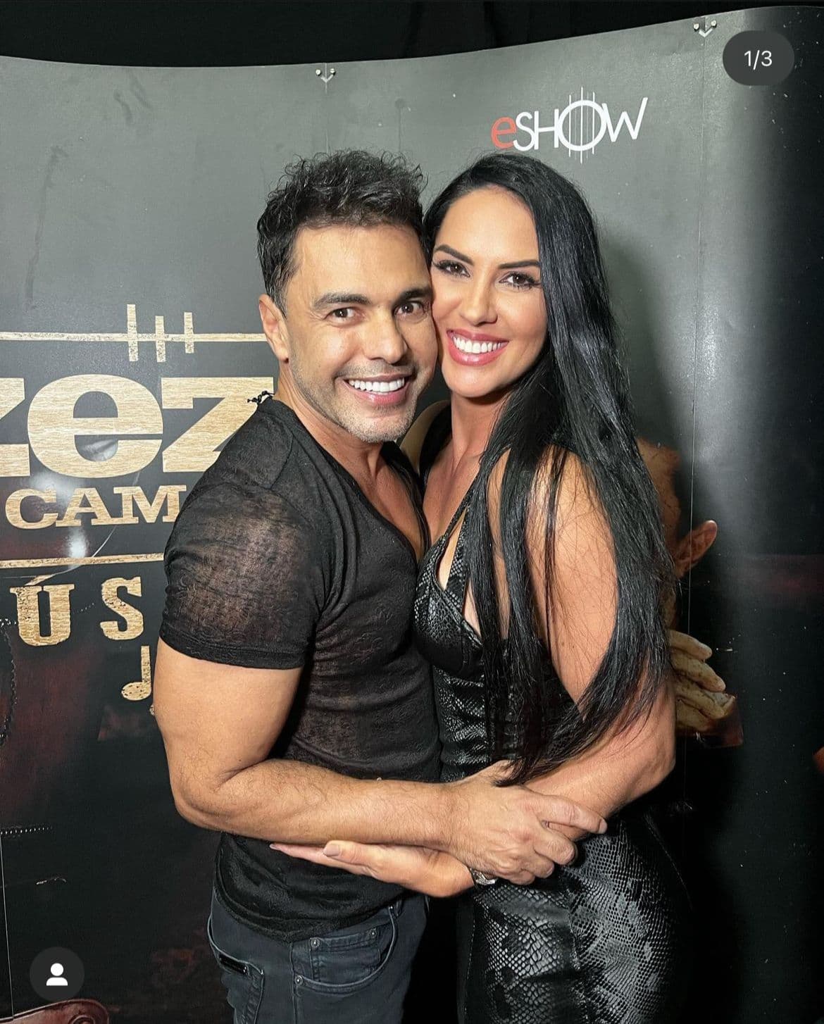 Graciele Lacerda e Zezé Di Camargo - Foto Reprodução Instagram Graciele Lacerda e Zezé Di Camargo - Foto Reprodução Instagram