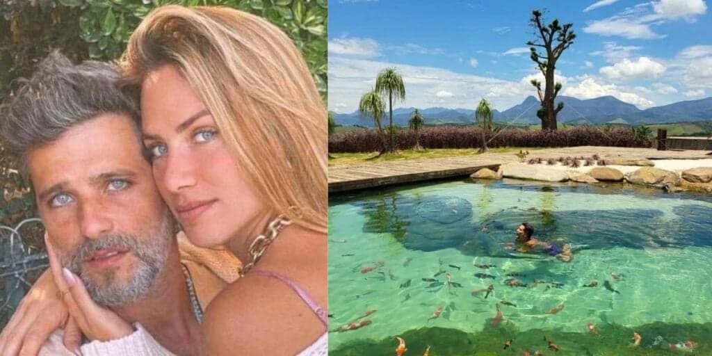 Academia, sauna e lago particular: rancho de Gagliasso e Gio é absurdo e tem diária de R$20 mil