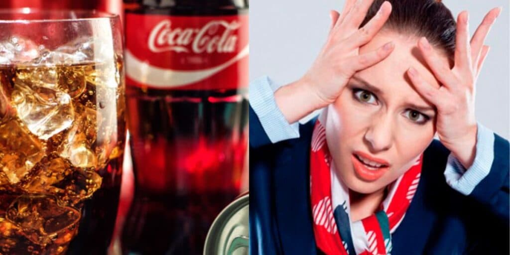 Alerta: Por que comissários não devem servir coca-cola sem açúcar de forma alguma nas alturas