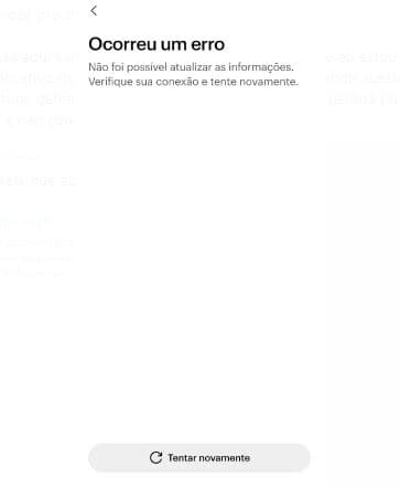 Usuários não conseguem acessar o aplicativo no Nubank e erro é relatado - Foto Reprodução App Nubank Usuários não conseguem acessar o aplicativo no Nubank e erro é relatado - Foto Reprodução App Nubank