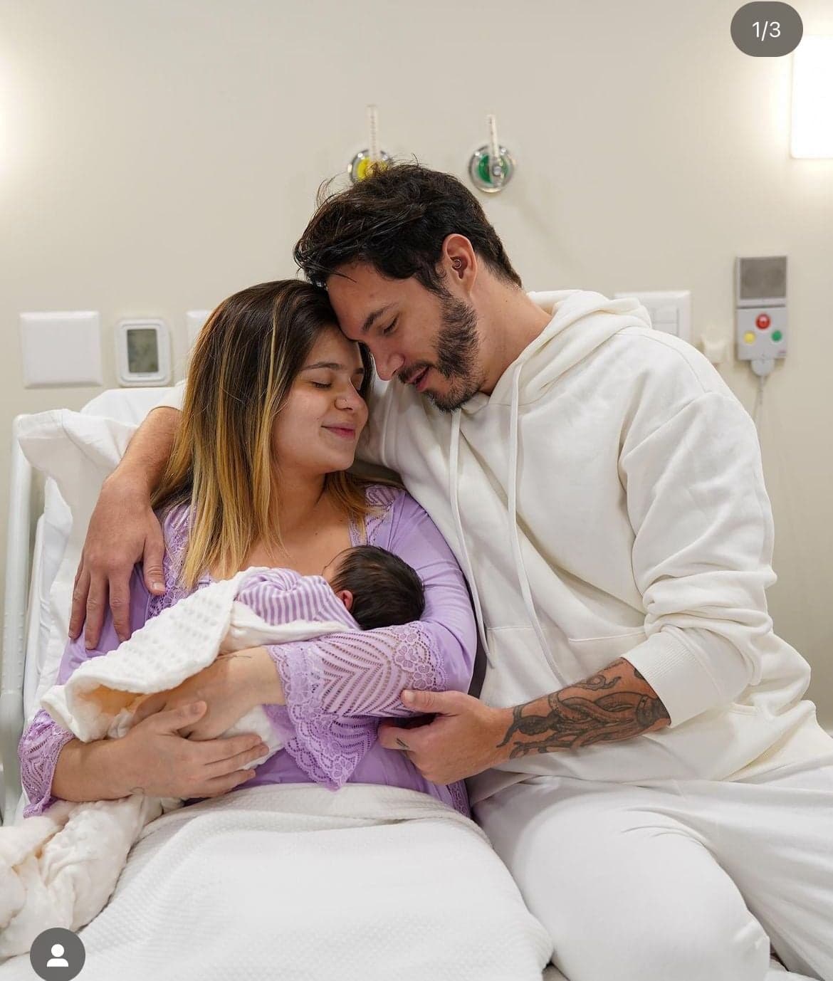 Viih Tube, Eliezer e a pequena Lua - Foto Reprodução Instagram Viih Tube, Eliezer e a pequena Lua - Foto Reprodução Instagram