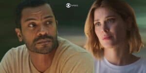 Ben (Samuel de Assis) e Lumiar (Carolina Dieckmann) em Vai na Fé (Foto: Reprodução / Globo / Montagem TV Foco) Ben (Samuel de Assis) e Lumiar (Carolina Dieckmann) em Vai na Fé (Foto: Reprodução / Globo / Montagem TV Foco)