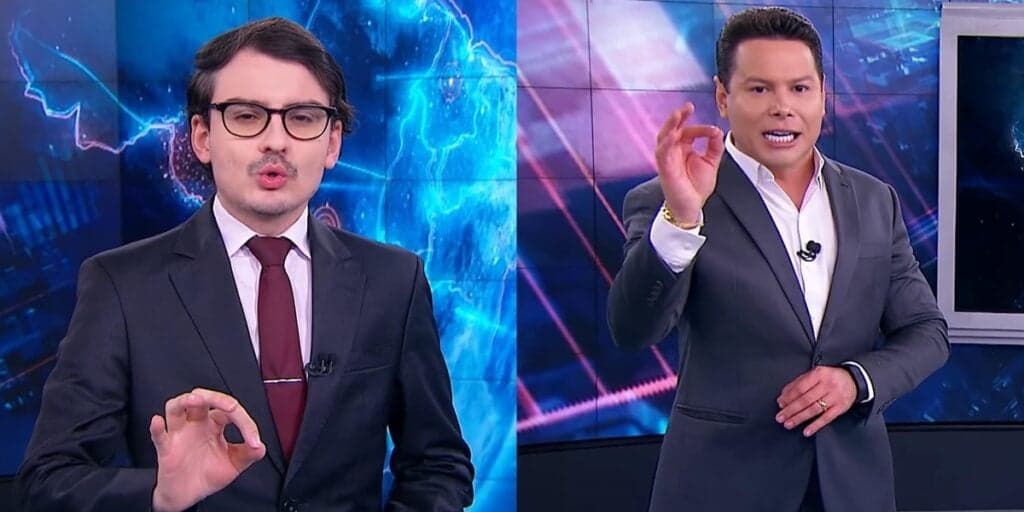 Dudu Camargo e Marcão do Povo ganham este absurdo no Primeiro Impacto, do SBT, e é difícil de acreditar