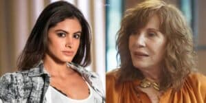 Érika (Leticia Salles) e Wilma (Renata Sorrah) em cenas de Vai na Fé (Foto: Reprodução / Globo) Érika (Leticia Salles) e Wilma (Renata Sorrah) em cenas de Vai na Fé (Foto: Reprodução / Globo)