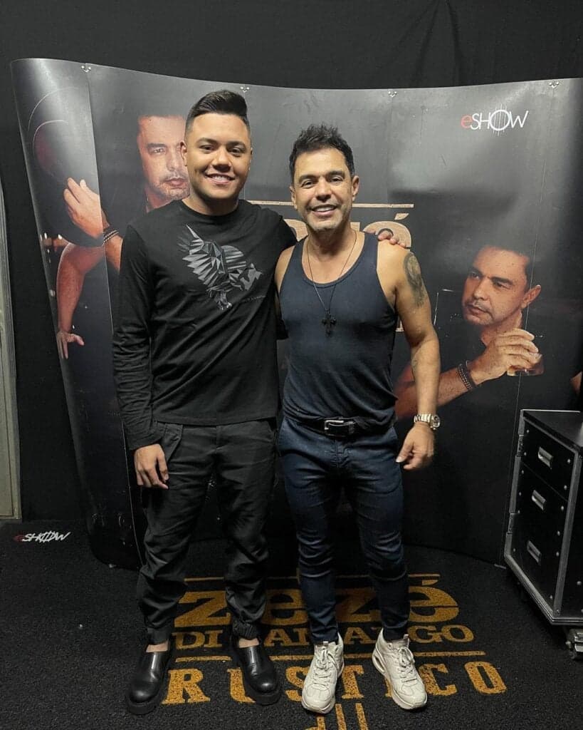 Felipe Araújo e Zezé Di Camargo. Foto: Reprodução/Instagram Felipe Araújo e Zezé Di Camargo. Foto: Reprodução/Instagram