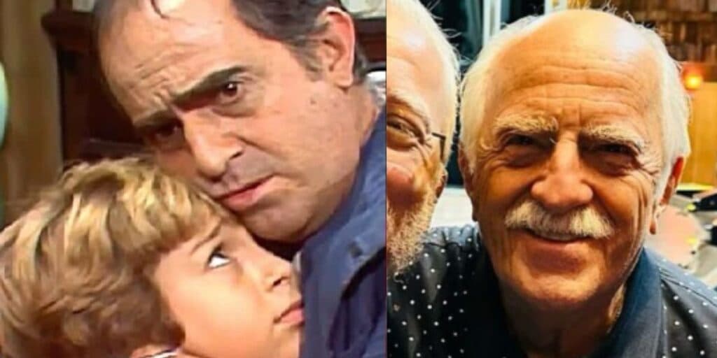 De cabelos brancos, mais velho e barbudo: Astro mirim da Globo surge com Ary Toledo irreconhecível