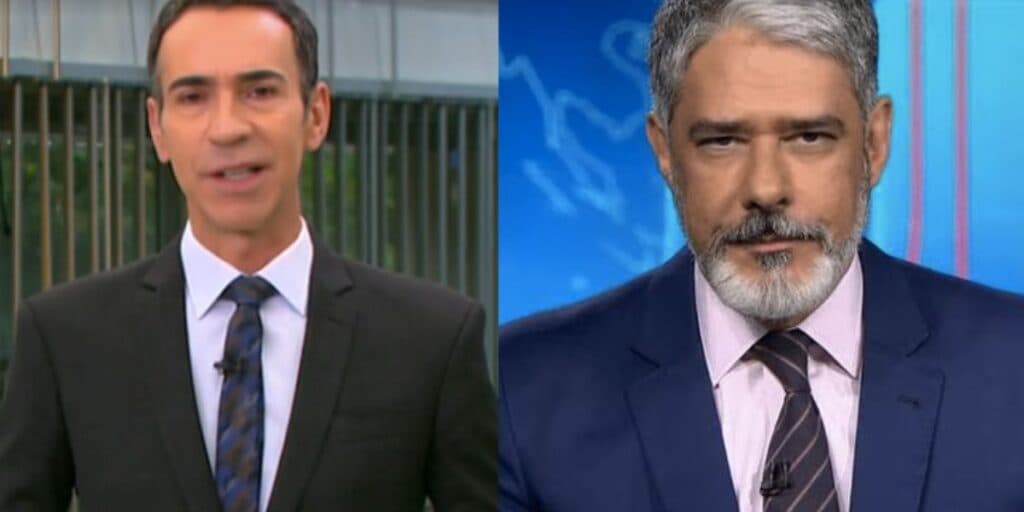 César Tralli paralisa fim do Jornal Hoje e dá notícia sobre mudança no Jornal Nacional ao vivo