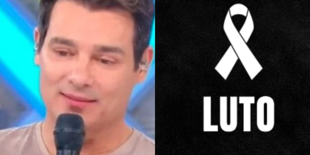Celso Portiolli interrompe Domingo Legal às pressas para chorar por morte de famosa apresentadora