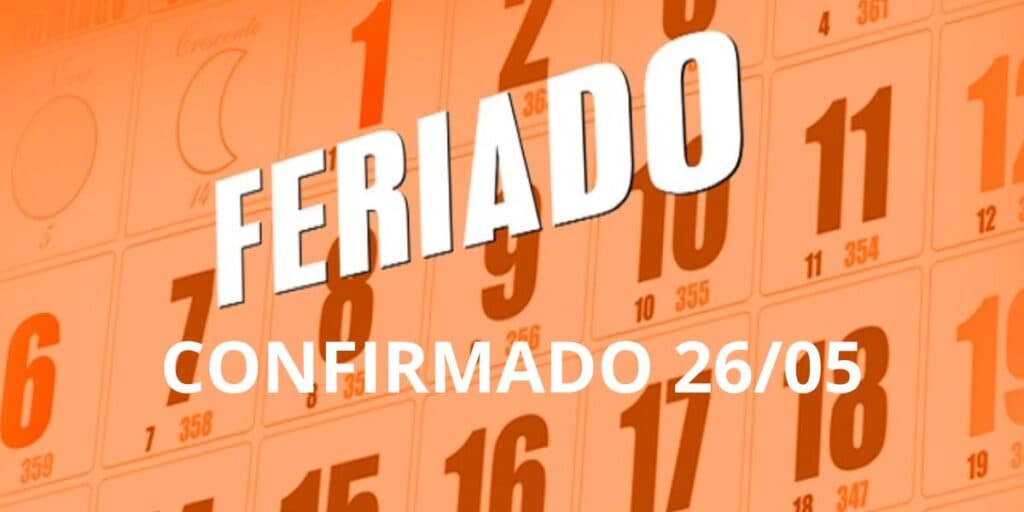 Estas cidades já podem COMEMORAR: Amanhã (26) é FERIADO e trabalhadores curtirão 3 dias de folga