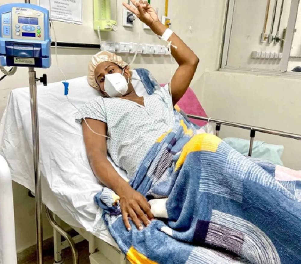 Flávia Big Big ficou internada por quase um mês após cirurgia - Foto Reprodução Instagram Flávia Big Big ficou internada por quase um mês após cirurgia - Foto Reprodução Instagram