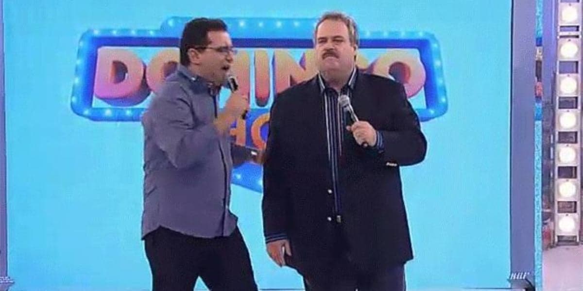 Gilberto Barros com Geraldo Luís - Foto Reprodução RecordTV Gilberto Barros com Geraldo Luís - Foto Reprodução RecordTV