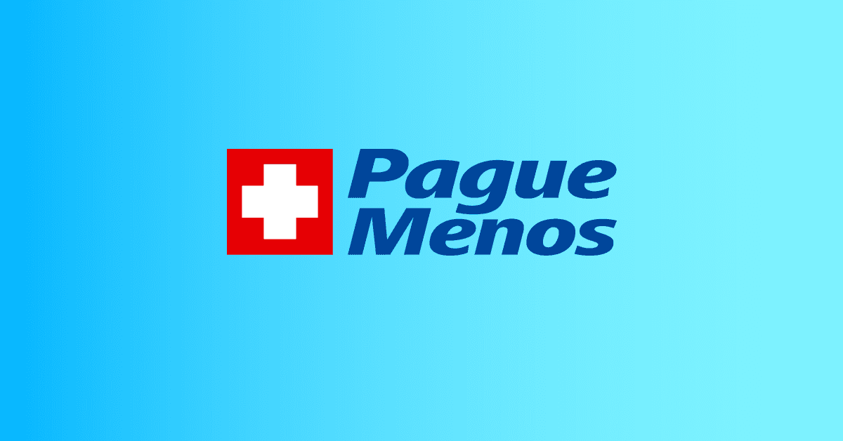 Logo da Pague Menos - Foto Reprodução Internet Logo da Pague Menos - Foto Reprodução Internet