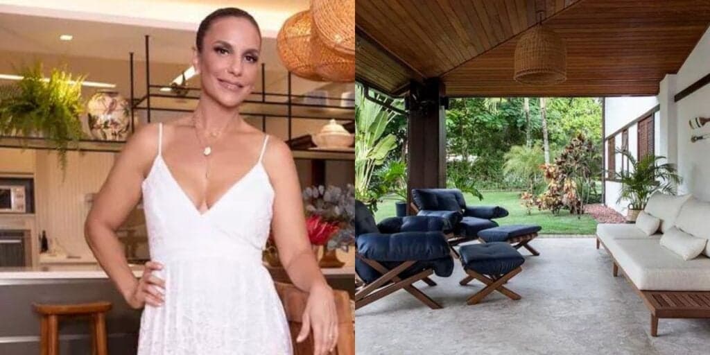 Decoração de bambu, piscina absurda e ponto turístico: a mansão nada discreta que Ivete Sangalo vive