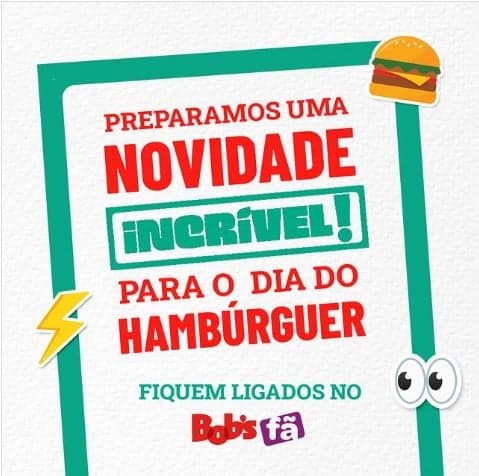 Saiba todos os detalhes da promoção do Bob's - Foto Reprodução Instagram Saiba todos os detalhes da promoção do Bob's - Foto Reprodução Instagram