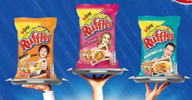 Salgadinho da marca Ruffles, de sabores diferentes - Foto Reprodução Internet Salgadinho da marca Ruffles, de sabores diferentes - Foto Reprodução Internet