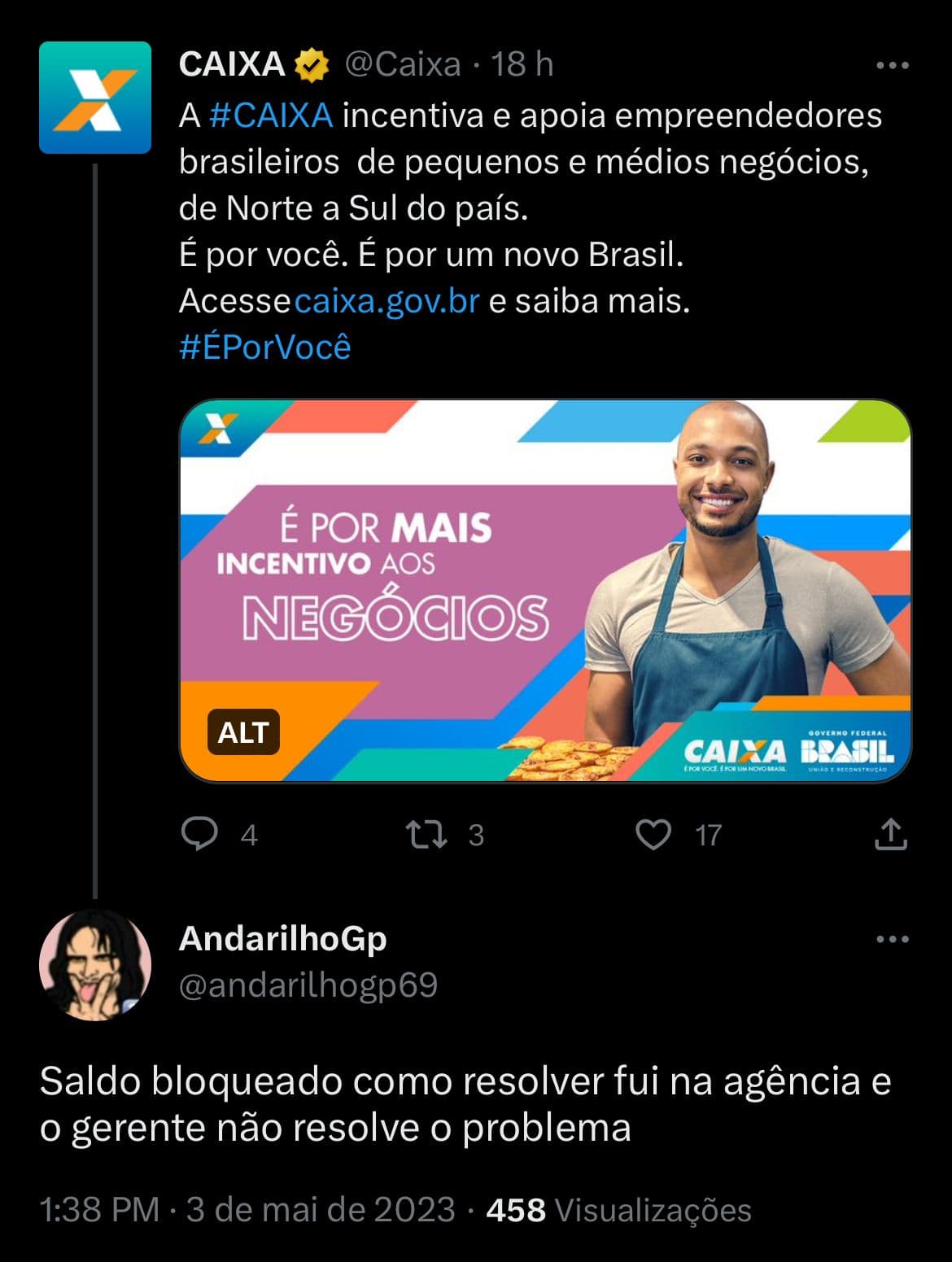 Situação da Caixa revolta clientes nesta quinta-feira, 4 - Foto - Foto Reprodução Twitter Situação da Caixa revolta clientes nesta quinta-feira, 4 - Foto - Foto Reprodução Twitter