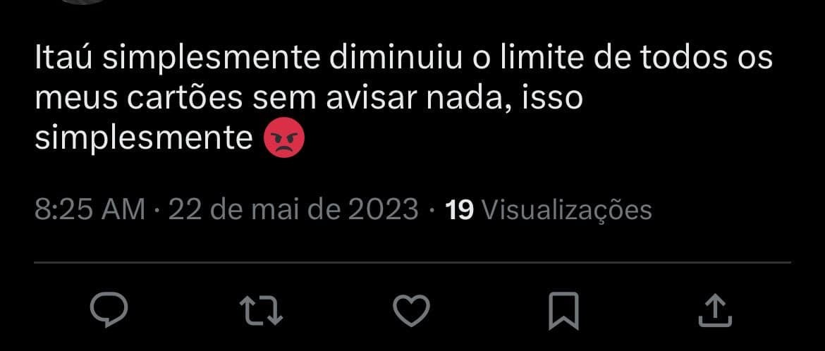 Situação do Itaú enfurece clientes HOJE (22) e você precisa saber - Foto Reprodução Twitter Situação do Itaú enfurece clientes HOJE (22) e você precisa saber - Foto Reprodução Twitter
