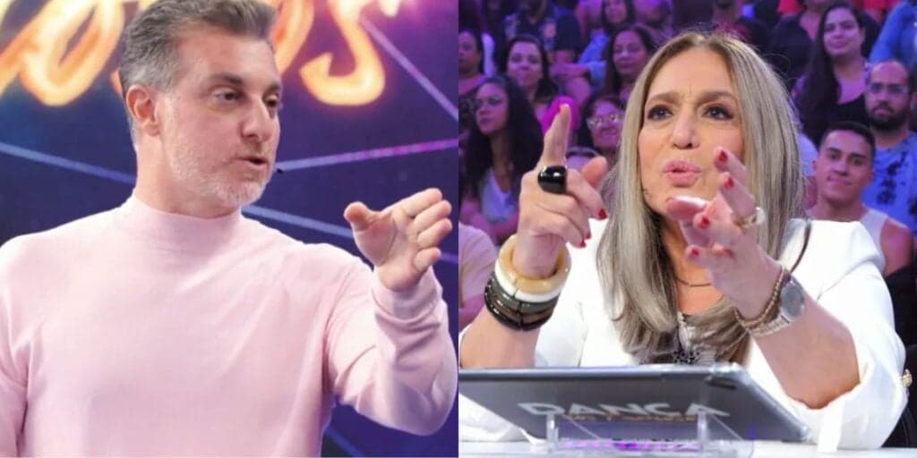 Susana Vieira não se controla com o que ouve de Luciano Huck e acaba sendo acudida ao vivo