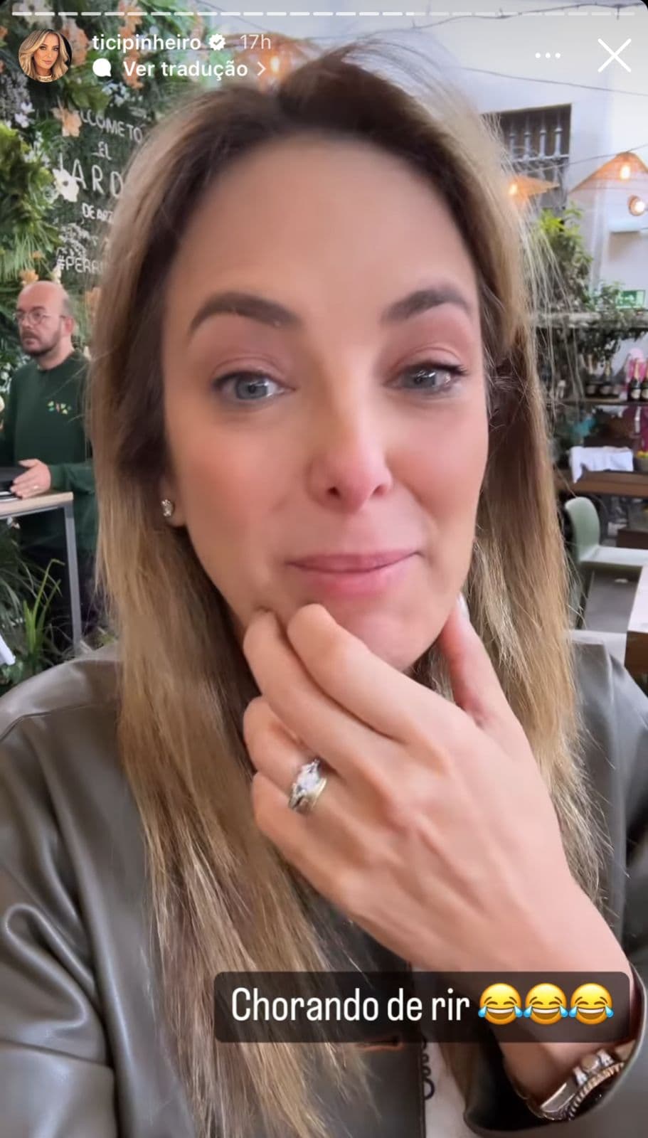 Ticiane Pinheiro expõe atitude de César Tralli em restaurante - Foto Reprodução Instagram Ticiane Pinheiro expõe atitude de César Tralli em restaurante - Foto Reprodução Instagram