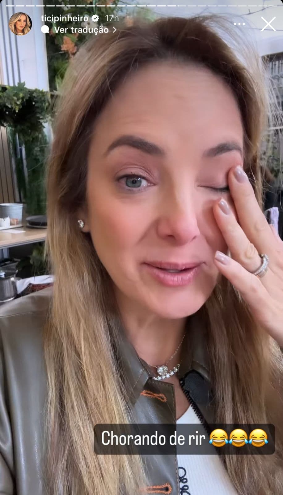 Ticiane Pinheiro expõe atitude de César Tralli em restaurante - Foto Reprodução Instagram Ticiane Pinheiro expõe atitude de César Tralli em restaurante - Foto Reprodução Instagram