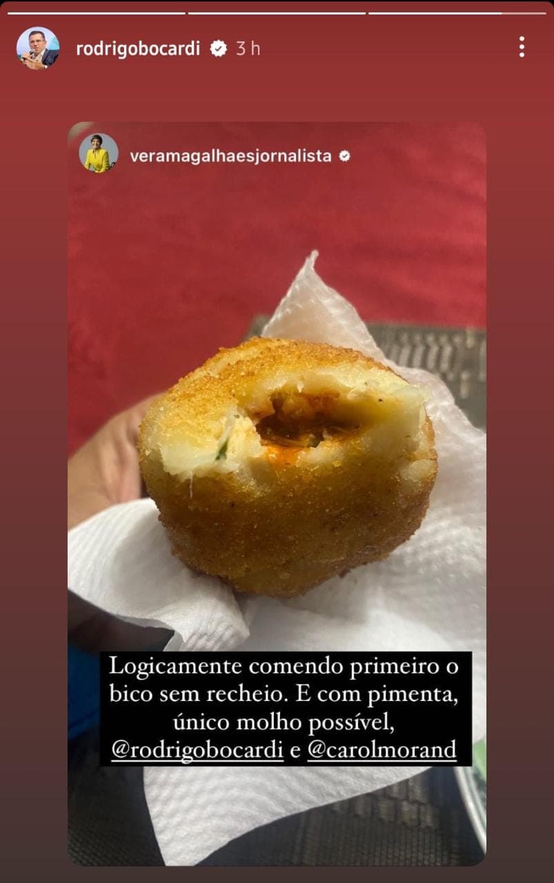 Stories de Vera Magalhães (Foto: Reprodução/ Instagram) Stories de Vera Magalhães (Foto: Reprodução/ Instagram)