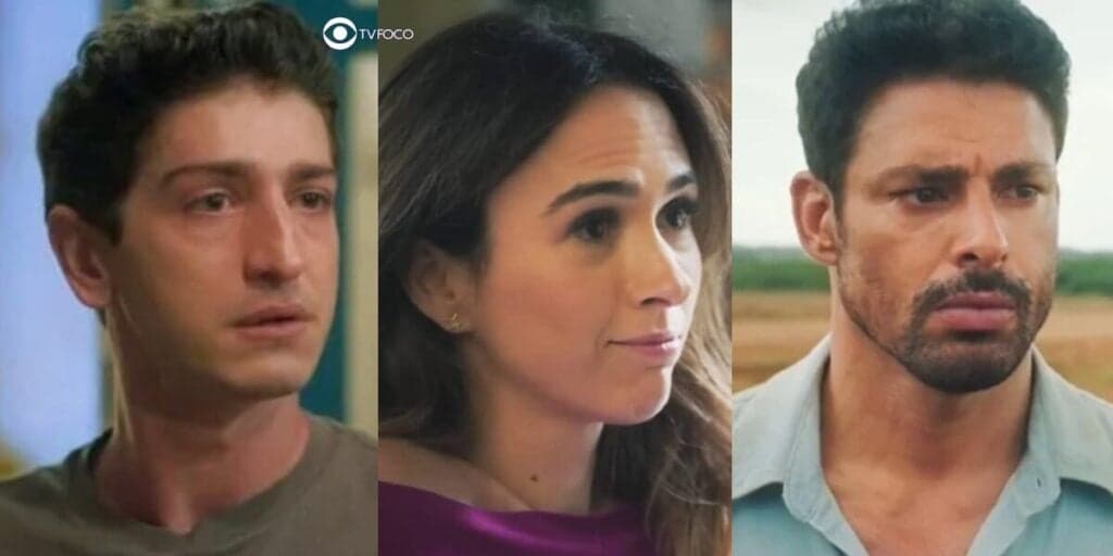 Terra e Paixão - Daniel sente ciúmes de Aline, Anely aconselha Luigi a fugir e Caio faz pacto com o irmão