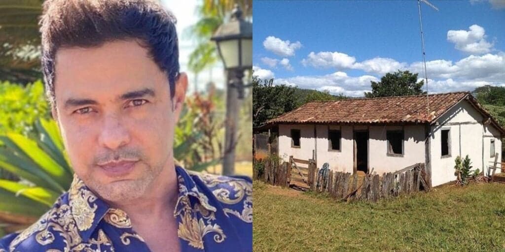 Cerca destruída, de barro e térrea: A casa humilde onde Zezé Di Camargo vivia e fotos que você nunca viu