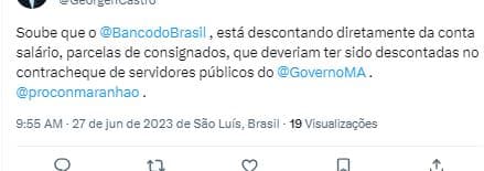 Cliente do Banco não se contem e detona situação que está enfurecendo usuários - Foto Twitter Cliente do Banco não se contem e detona situação que está enfurecendo usuários - Foto Twitter