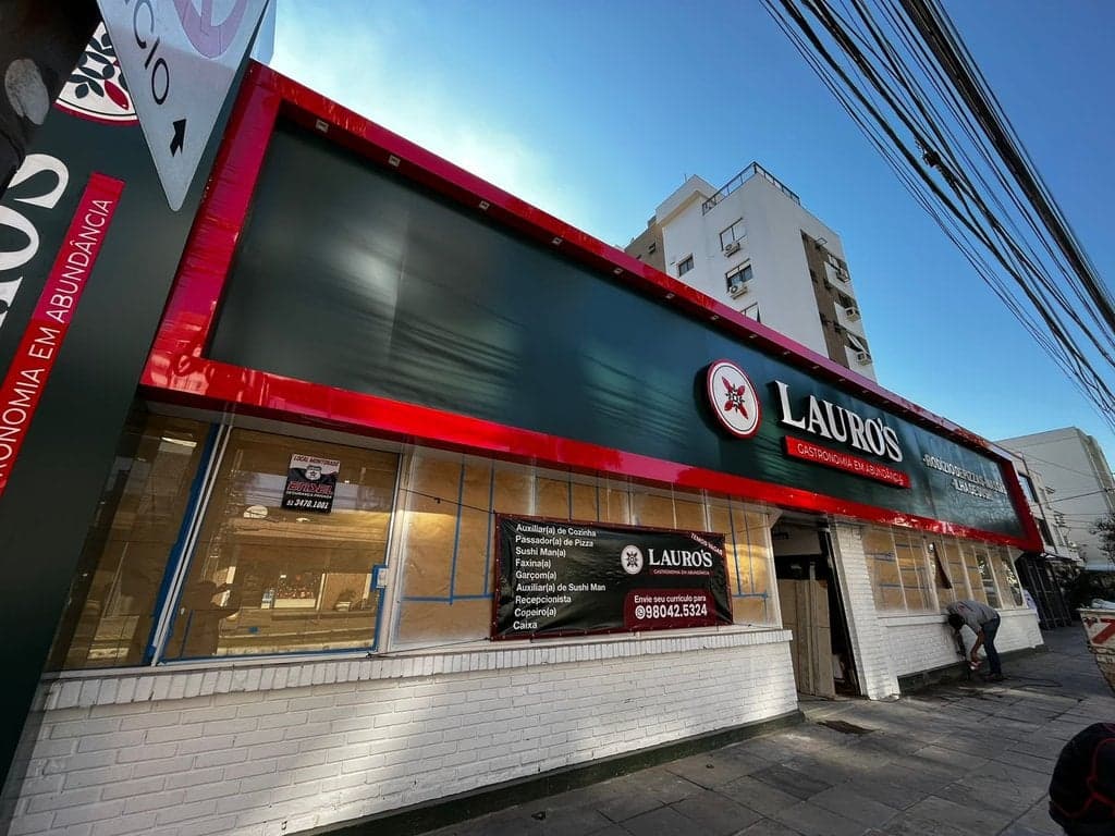 Fachada do restaurante Lauro’s Gastronomia - Foto Reprodução Internet Fachada do restaurante Lauro’s Gastronomia - Foto Reprodução Internet