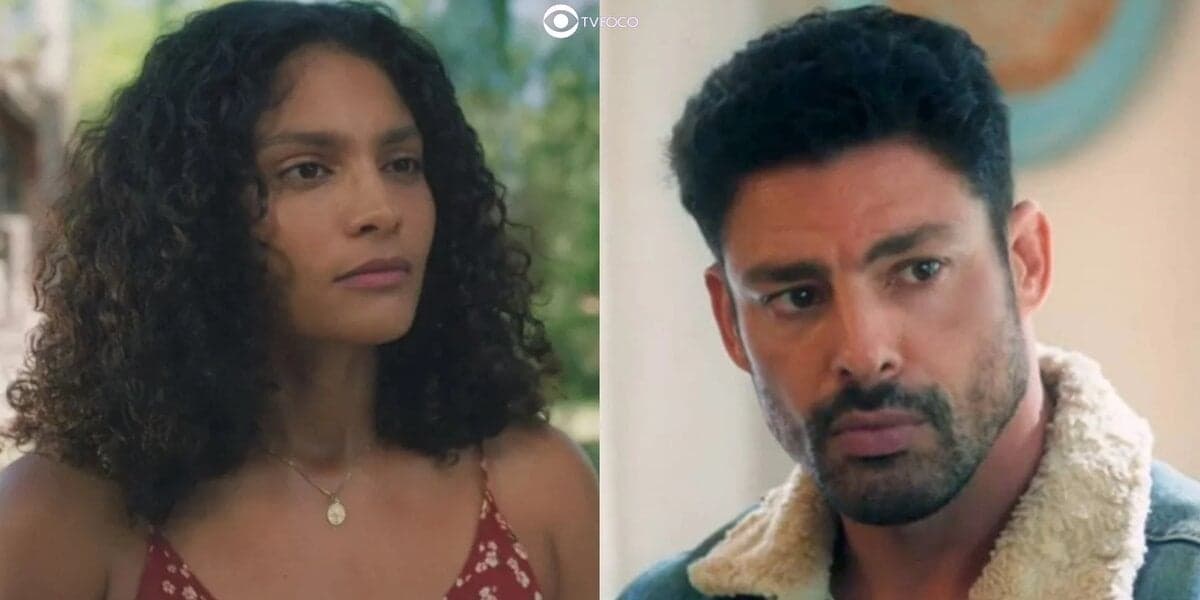 Aline e Caio em cenas de Terra e Paixão (Foto: Reprodução / Globo) Aline e Caio em cenas de Terra e Paixão (Foto: Reprodução / Globo)