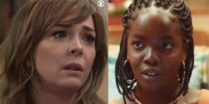 Clara e Kate em Vai na Fé (Foto: Reprodução / Globo / Montagem TV Foco) Clara e Kate em Vai na Fé (Foto: Reprodução / Globo / Montagem TV Foco)
