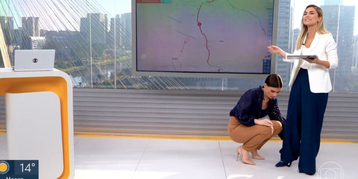 Sabina Simonato e Luza Vasco durante o Bom Dia São Paulo (Foto: Reprodução / Globo) Sabina Simonato e Luza Vasco durante o Bom Dia São Paulo (Foto: Reprodução / Globo)