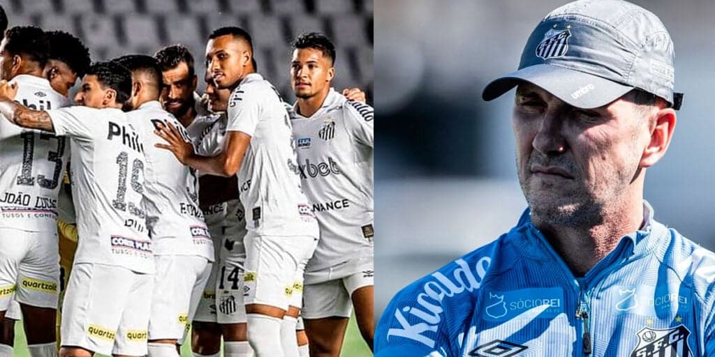 DEBANDADA: Santos aceita rescisão de ex-titular e Paulo Turra vê rival partir pra cima de atacante do peixe