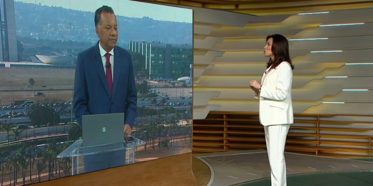 Heraldo Pereira e Ana Paula Araújo no Bom Dia Brasil (Foto: Reprodução / Globo) Heraldo Pereira e Ana Paula Araújo no Bom Dia Brasil (Foto: Reprodução / Globo)
