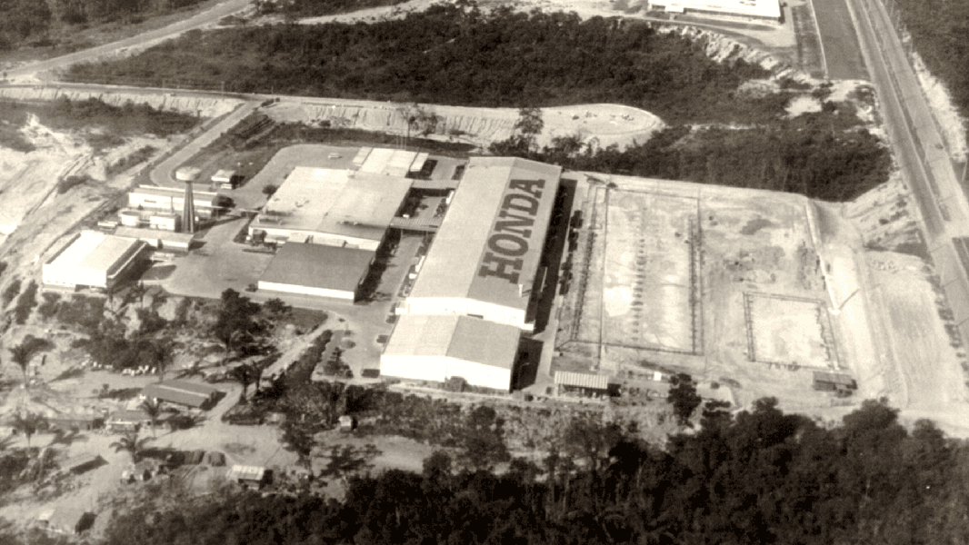Primeira fábrica da Honda (Foto: Reprodução/ Internet) Primeira fábrica da Honda (Foto: Reprodução/ Internet)