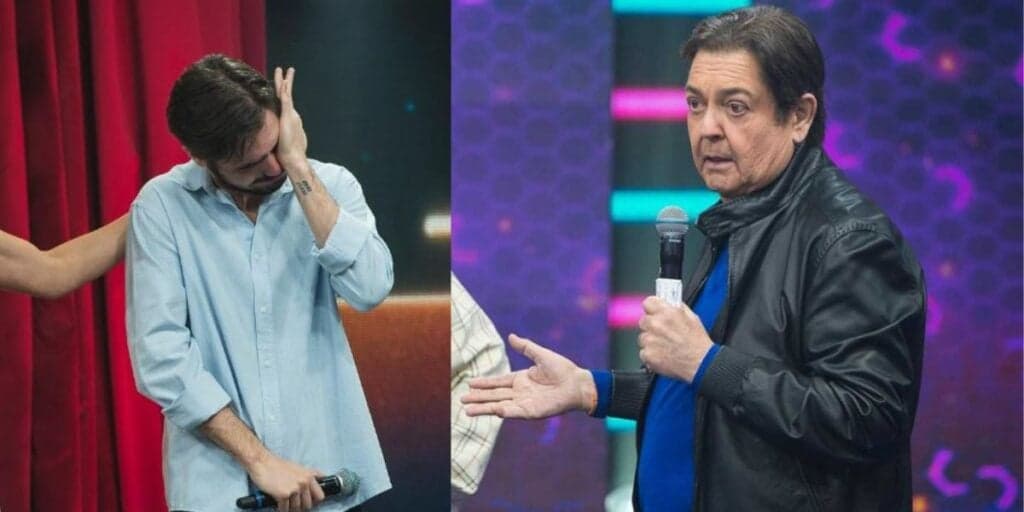 O choro de João Guilherme, filho de Faustão, após perder o chão com atitude do pai: "Dá pra ver"