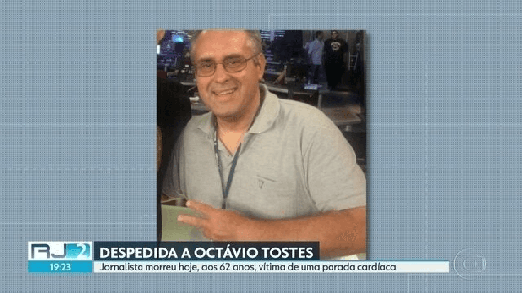 Octavio Tostes virou notícia na Globo (Foto: Reprodução/ Internet) Octavio Tostes virou notícia na Globo (Foto: Reprodução/ Internet)