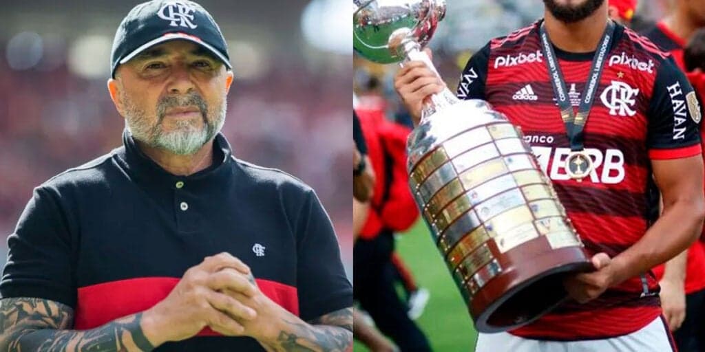 Não vai mais vestir a camisa do Flamengo: Campeão da Libertadores é rejeitado por Sampaoli e prepara adeus