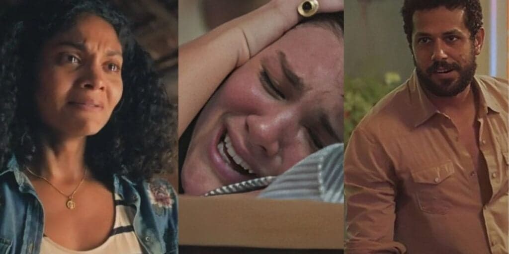 Terra e Paixão - Aline é flagrada com pó branco, Petra tem desfecho em manicômio e Ramiro toma facada