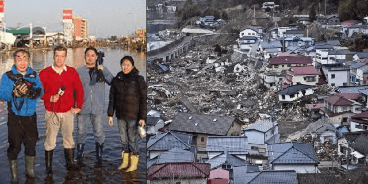 Kovalick relembrou a cobertura do devastador tsunami que atingiu o Japão em 2011 (Foto: Internet) Kovalick relembrou a cobertura do devastador tsunami que atingiu o Japão em 2011 (Foto: Internet)