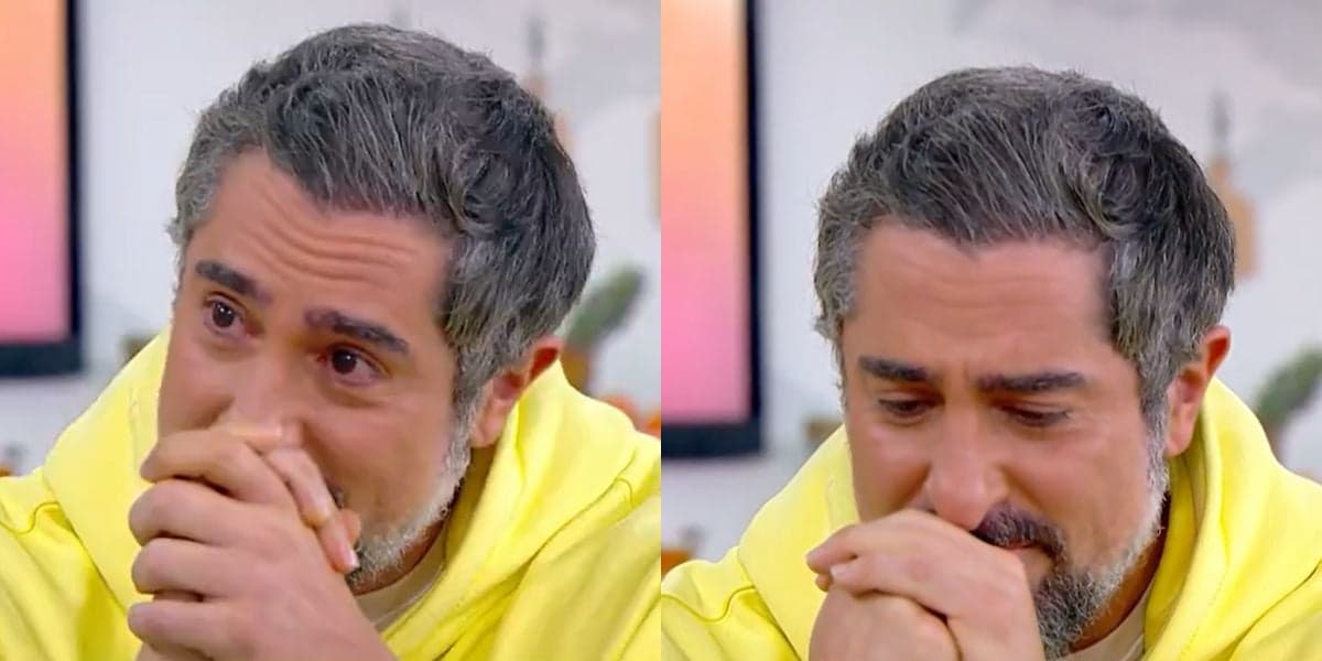O choro de Marcos Mion no Mais Você (Reprodução: Globo) O choro de Marcos Mion no Mais Você (Reprodução: Globo)