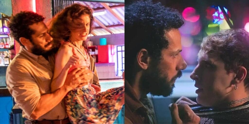 Terra e Paixão - Noiva de Ramiro ressuscita, flagra relação gay com Kelvin e apunhala rapaz: "Vão morrer"